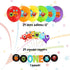 Cartoon Monster Theme First Birthday Party Decorations - Banner, Balloons, Cupcake Toppers for Boys Bday