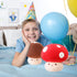 Large Mushroom Plush Toy - Stuffed Animal Hugging Throw Pillow for Birthday or Valentine Gift
