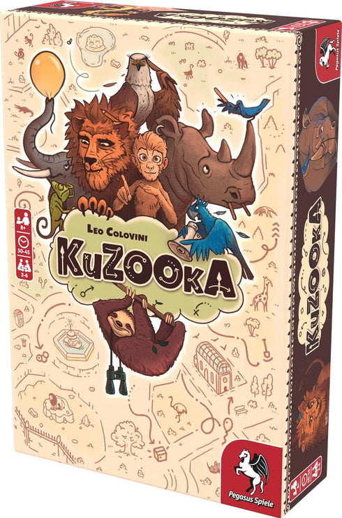 Kuzooka Board Game by Pegasus Spiele for 2-6 Players, 30-45 Minutes Gameplay, Games for Game Night Ages 14+, English
