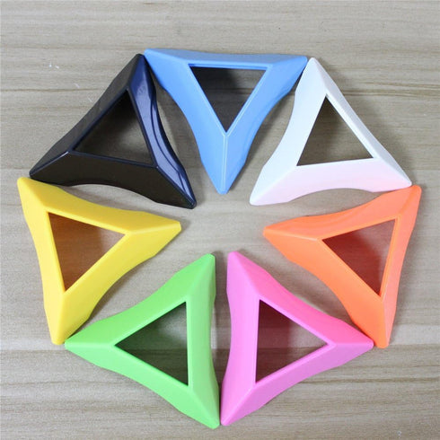 Goodplay 14 pcs Cube Stand Plastic for Puzzle Cube Holder Show - Multicolour Tripod