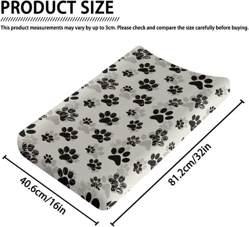 Mintulipy Set Changing Pad Covers for Boys Girls Carddle Sheet for Baby Boys Girls Breathable & Washable Cover