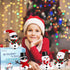 12 Pack BANBBUR Christmas Stocking Stuffers for Kids,Christmas Crafts for Kids,Modeling Clay DIY Build a Snowman Crafts