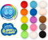 60 Set Air Dough - Bags of Colored, Air Dry, Ultra Light, Non-Toxic Modeling Clay in a Bucket Including Accessories