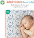 100% 2 Pack Cozy Threadmill Organic Baby Crib Sheets for Boys & Girls | Organic Cotton Fitted Crib Sheet for Standard