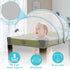 jiangcha Pack Pack N Play Tent Cover - Bassinet Cover for N Play/Travel Crib/Mini Crib/Playpen, Bassinet Mosquito Net
