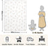 KICPOAY Dogs Cute Chihuahua Baby Swaddle Blanket for Boys and Girls, Muslin Baby Receiving Swaddle Blanket, Soft Cotton
