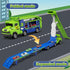 3, 4, 5, 6 3 1 2 6 BainGesk Truck Car Toys for Years Old Boys Girls, in Carrier Truck with Foldable Race Tracks