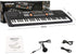 LeeQee Digital Keyboard Piano for Kids - 61 Keys Multifunction Electric Piano with Microphone for Ages 3-12 (Black)