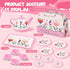 Set 3-6, 15-Piece Set Floral Tea Party for Little Girls Ages Pretend Play Kitchen Toys with Teapot, Cups, Plates