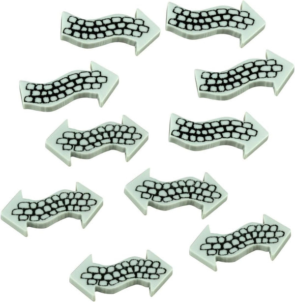 LITKO Pathway Tokens | Compatible with Arkham Horror LCG | Cthulhu Games | Grey, Pack of 10