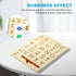 hzsshb 3-8 Wooden Letters Practicing Board,Reusable Handwriting Alphabet Tracing Board Double-Sided Toddlers
