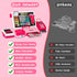 Playset Playset VOPOGLNE Cash Register Toy for Kids, Real Calculator Register, Pretend Play Store with Music, Scanner