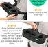 Firmly Universal Stroller Tray with Insulated Sippy Cup Holder - Upgraded Rigid Frame Stays Upright - Exclusive Non