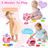 1 6-12-18 1st 7 8 9 10 Musical Piggy Toys for Year Old Girl Gift, Piggy Bank with Educational Number, Color, Animal