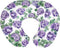 Purple Wildflowers Watercolor Baby Nursing Pillow Covers for Boy Girl Retro Hydrangea