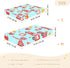 CZXW 52" 28" Cartoon Fire Engine Crib Sheets Fitted x Natural Cotton Soft & Breathable for Baby Crib Mattress