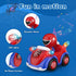 3-7 NQD Remote Control Car for Toddlers, RC Cars with Music and Lights, ABS Material RC Cartoon Race Car Toys for Kids