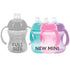 by Nuby Nuby Mini Grip N' Sip No-Spill Baby Sippy Cups with Handles and