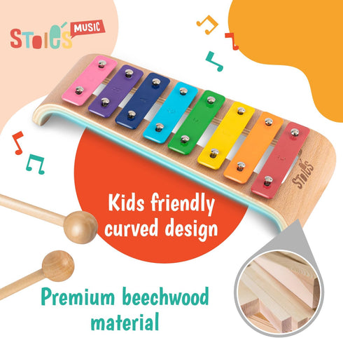 STOIE'S Xylophone for Toddlers 1-3 - Montessori Baby Toy for Kids Ages 5-14, Xylophones for 1 Year Old