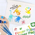 AROIC 36 Sheets Finger Paint Paper, 11 x 14 inches, Kids Art Supplies for Toddlers and Kids, Drawing & Finger Painting