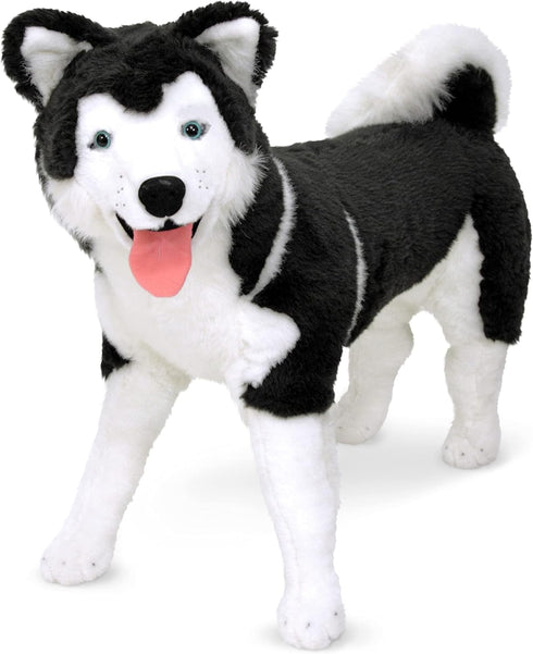 Melissa & Doug Giant Siberian Husky - Lifelike Stuffed Animal Dog