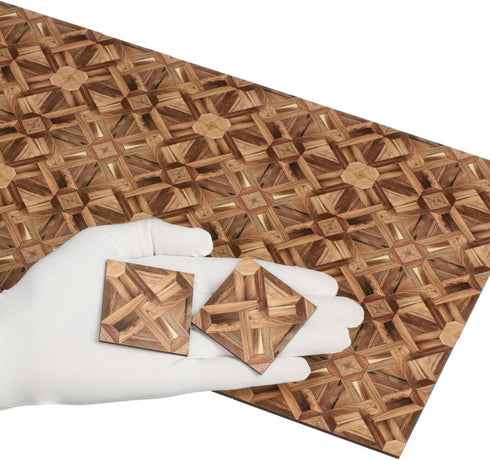 REDUCIO! Dollhouse Flooring Tiles Miniature Parquet Pattern for 1:12 Scale Decor Projects (Woven