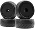 4Pack ShareGoo RC 85mm/3.34" Rubber Tires, Front Rear Tyres, 12mm Hex Wheel Compatible with Redcat HPI HSP Kyosho RC Car