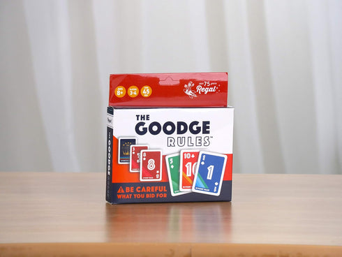 Regal Games The Goodge Rules Fun Card Game Set, 3-4 Player Card Games for Adults, Kids, Teens, Travel Playing Cards