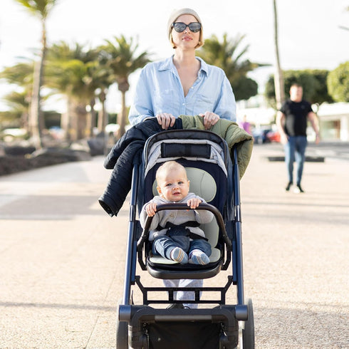 Momcozy 2-Piece Breathable Stroller Seat Liner | Universal Adjustable Soft Pad | Soft & Dry Comfort | Detachable Feel