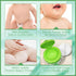 140g/4.9oz (1Pack) Baby Body Powder with Puff, Natural Cornstarch + Zinc Oxide Skin-Protecting Formula, Talc-Free