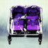 Twins Baby Pushchair Rain Cover, Universal Waterproof Stroller Guard for Double Carriage, Outdoor Wind Dust Snow