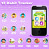 Kids Phone Toys for 3-8 Year Old Girls - Touchscreen Toddler Phone with Camera, MP3 Player, Games, Habit Tracker
