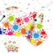 gisgfim 6 Pcs Art Paint Tablecloth, Party Supplies for Art Theme Birthday Decorations for Kids