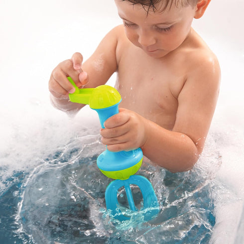 HABA Toddler Bath Toys, Bubble Bath Kids Whisk for Sensory Play and Bath Time Fun, Blue