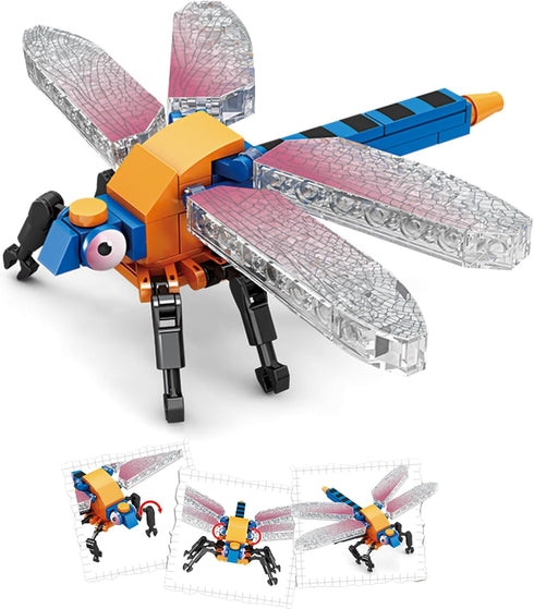 Vilbocr Mini Insect Building Blocks Toy Insect Collection Building Block Set Insects Collection