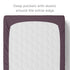 (16x32) Natemia Organic Cotton Changing Pad Cover Silky Soft Fitted Baby Changing Pad Cover, for Changing Tables