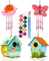 HOME COMPOSER 4 Pack DIY Bird House Wind Chime Kits for Children to Build