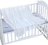 47x47 Booulfi Baby Blanket White Receiving Blanket Baptism Christening Towel for Newborn Girls Boys, White Cotton Knit