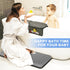 JOY ANAN Elbow Set Elbow Baby Bath Kneeler and Rest Pad - Kneeler and Support with Memory Foam and Bath Toys Organizer