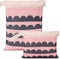 BebeBiu Cloth Diaper Wet Bags Waterproof & Reusable Bag with 2 Zippered Pockets,