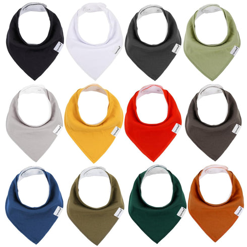 Baby Bandana Drool Bibs for Boys Girls,Super Absorbent Triangle Baby Bibs for