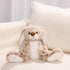 3+ Melissa & Doug Burrow Bunny Stuffed Animal Plushie with Big Feet, Floppy Ears & Fluffy Tail, Adorable Pretend Play