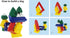 Pyramid Stacking Toy Building Blocks, 3D Puzzle Brain Teasers for Kids and Adults, Creative Preschool Learning