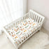 Soft Jersey Knit Crib Sheets - Watercolor Forest Animals - Fits Standard Crib & Toddler Bed Size M