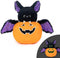 My OLi Plush Pumpkins Stuffed Bat Plush Toy, Removable Bat, Glow in The Dark, Gifts for Kids, Baby Toddler