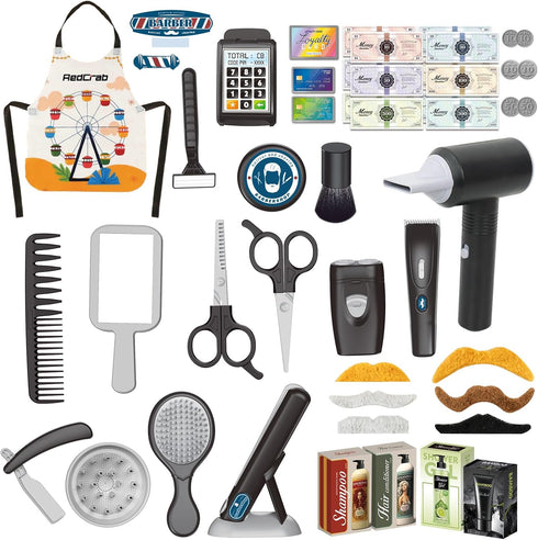 RedCrab Shaving Kit for Boys, Kids Hair Salon Stylist, Boys Grooming Salon