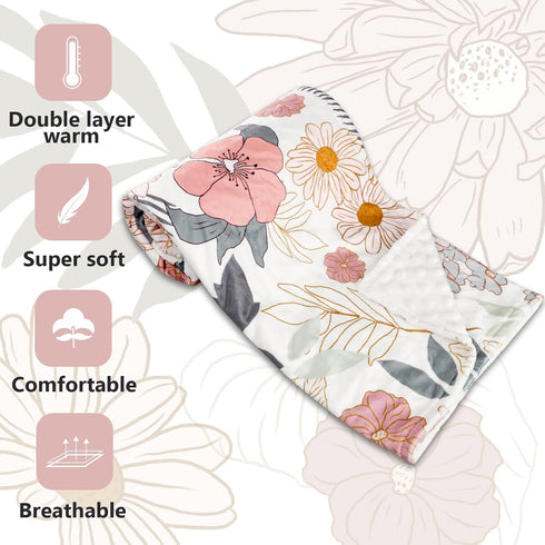 Charming Floral Slipcover for Nursing Pillow - Perfect for Baby Girls