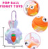 18 Pack 2 inch 3D 4-12, Fidget Balls Party Favors, Animal Pop Balls Fidget Toys, Party Favors for Kids Goodie Bags