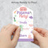 Big Dot of Happiness Pajama Slumber Party - Girls Sleepover Birthday Game Pickle Cards - Set of 12