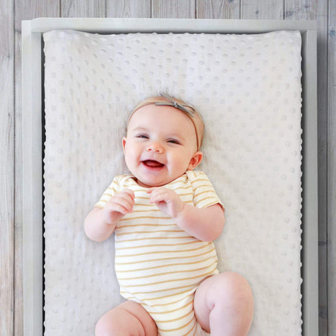 Set 2 The Peanutshell Baby Girl or Boy Changing Pad Covers of - Ultra Soft, Plush Baby Cover - Fits Standard Changing